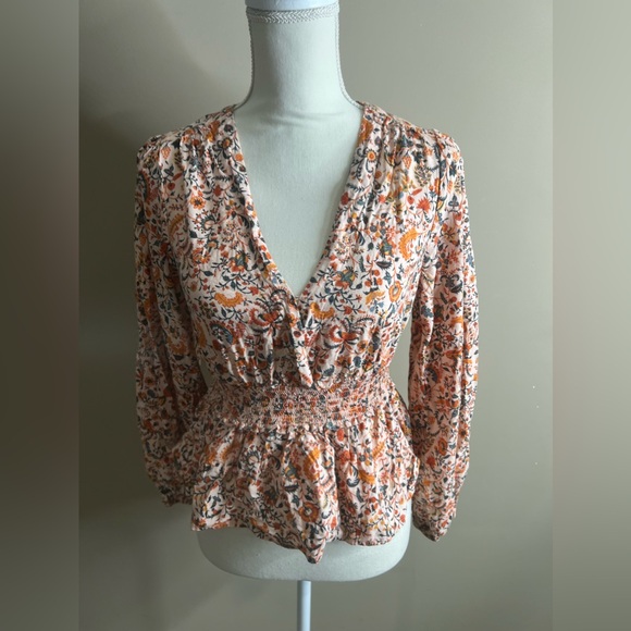 Old navy v neck peplum top size small - Picture 7 of 12